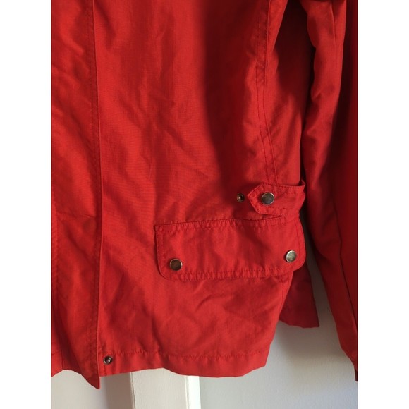 Coldwater Creek Women's Small Red Nylon Lightweight Windbreaker Jacket - Picture 4 of 10